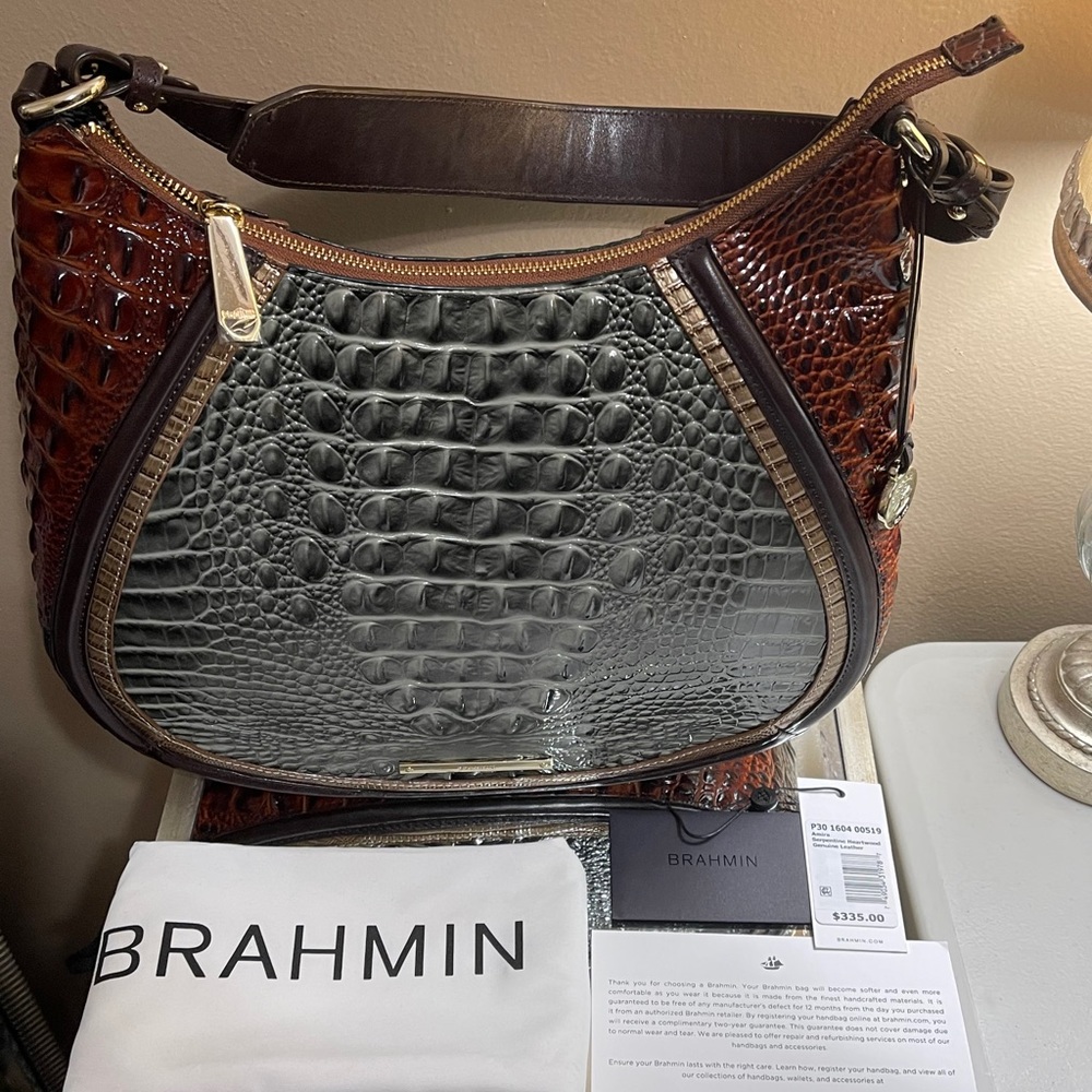 ‼️sold‼️Brahmin Amira Heartwood Serpentine